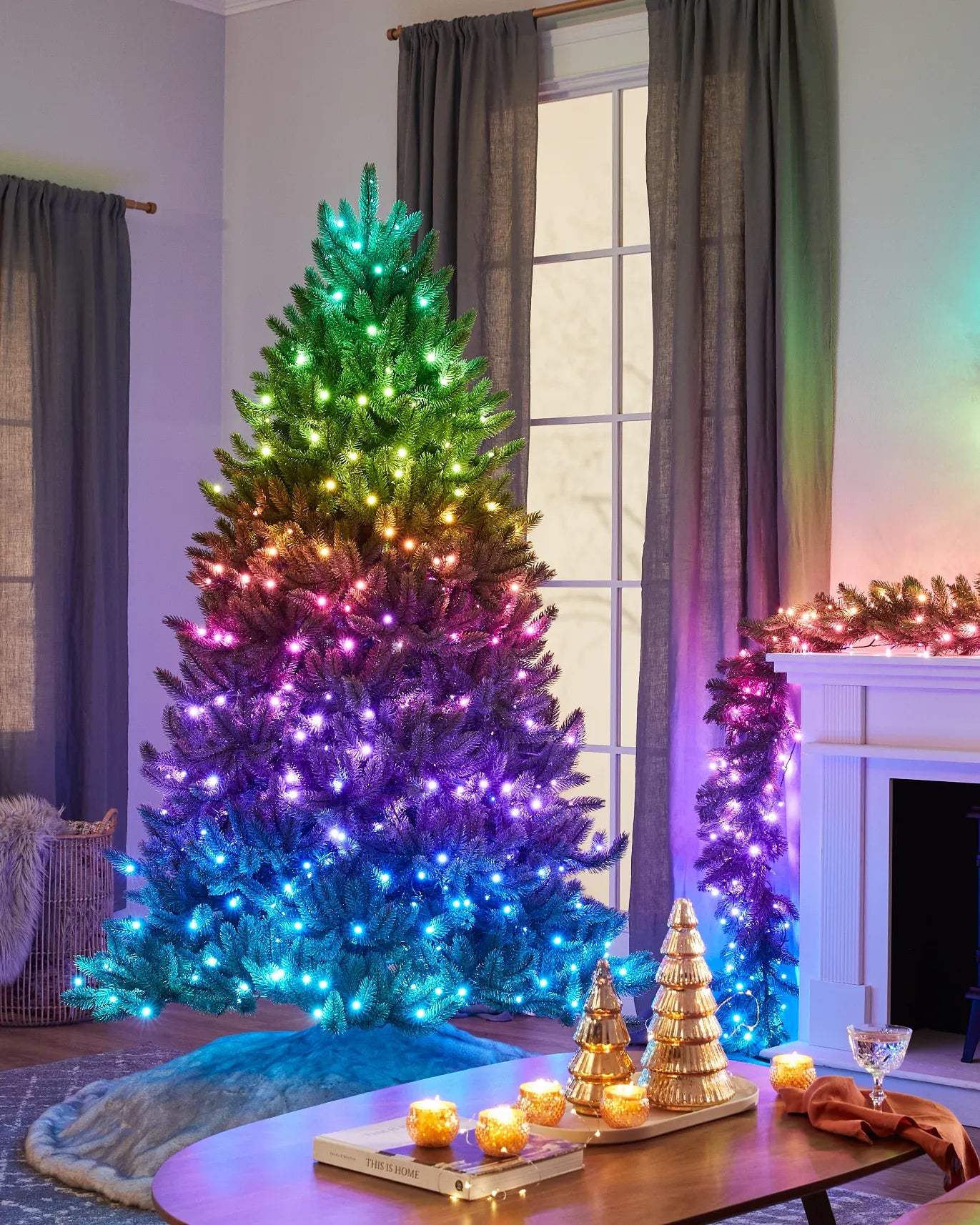 Árvore de Natal Vermont White Spruce com LED