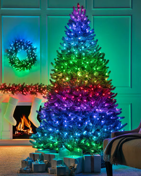 Árvore de Natal Vermont White Spruce com LED