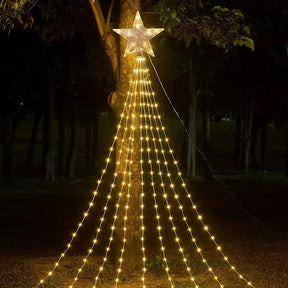 Rede de LED magnética para árvore de Natal