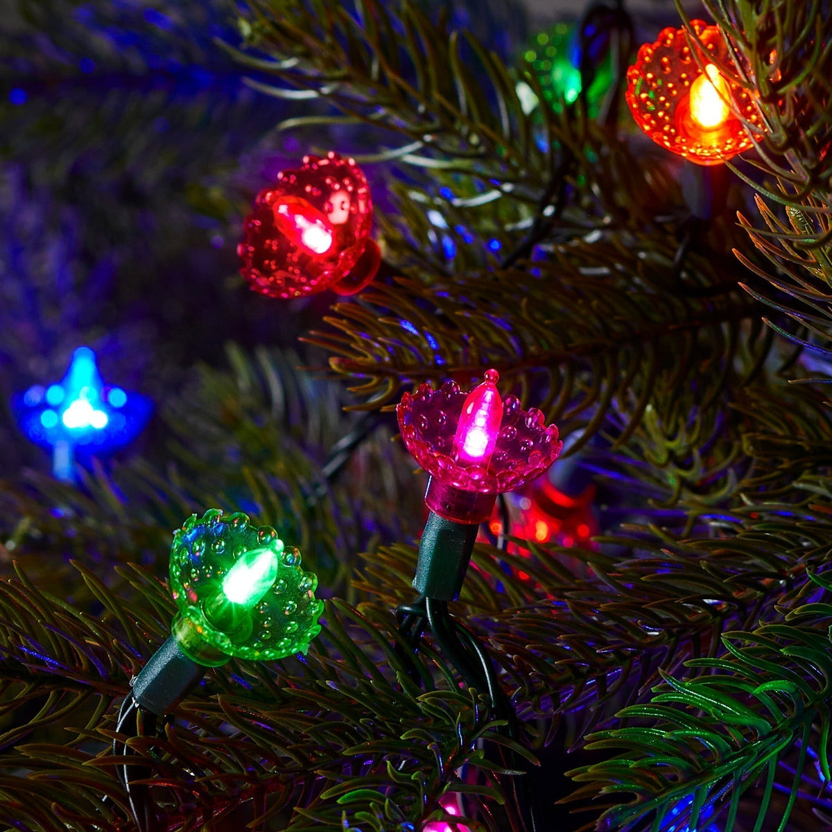 150 luzes de Natal tradicionais LED multicoloridas 15 Metros