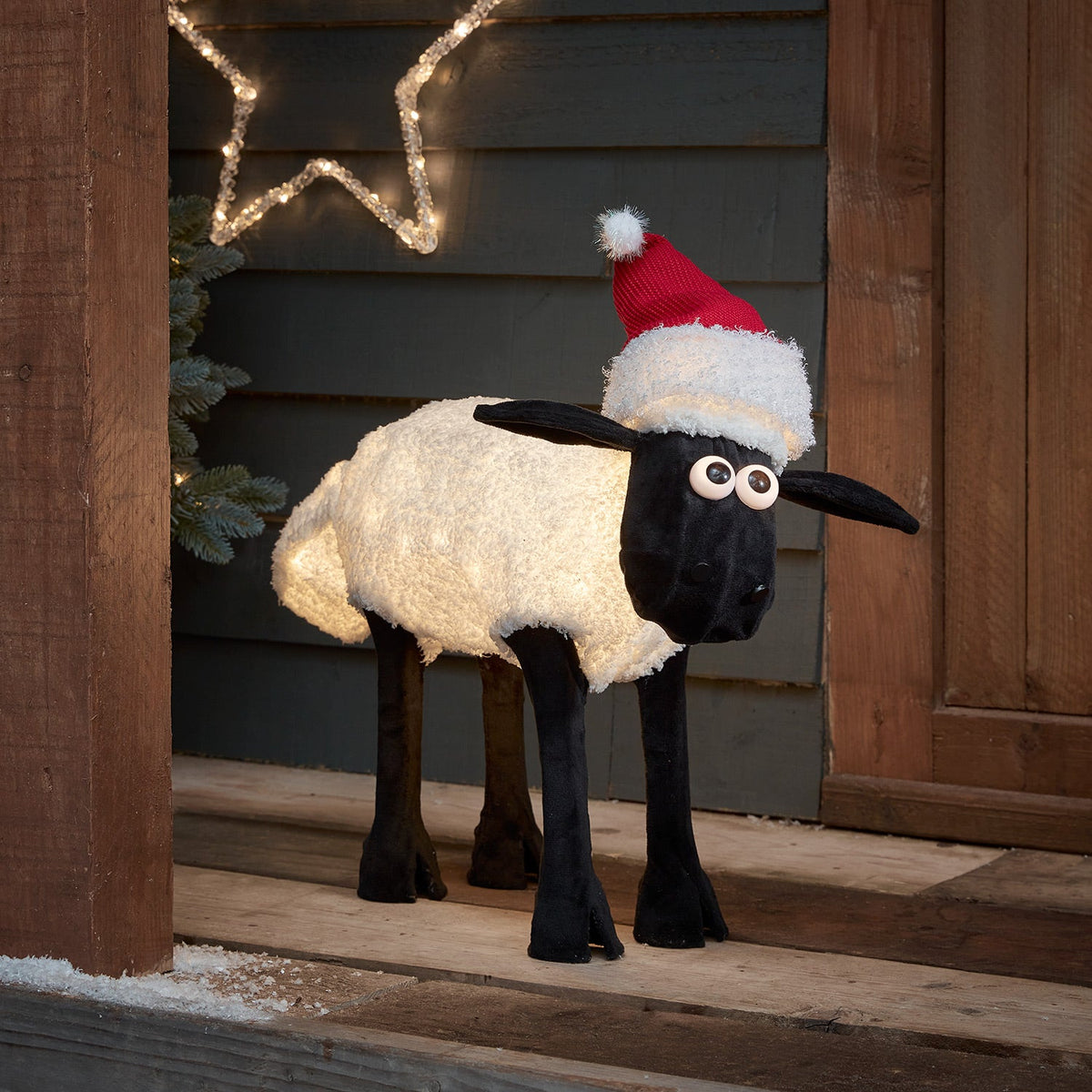 Figura Iluminada de Natal Shaun the Sheep