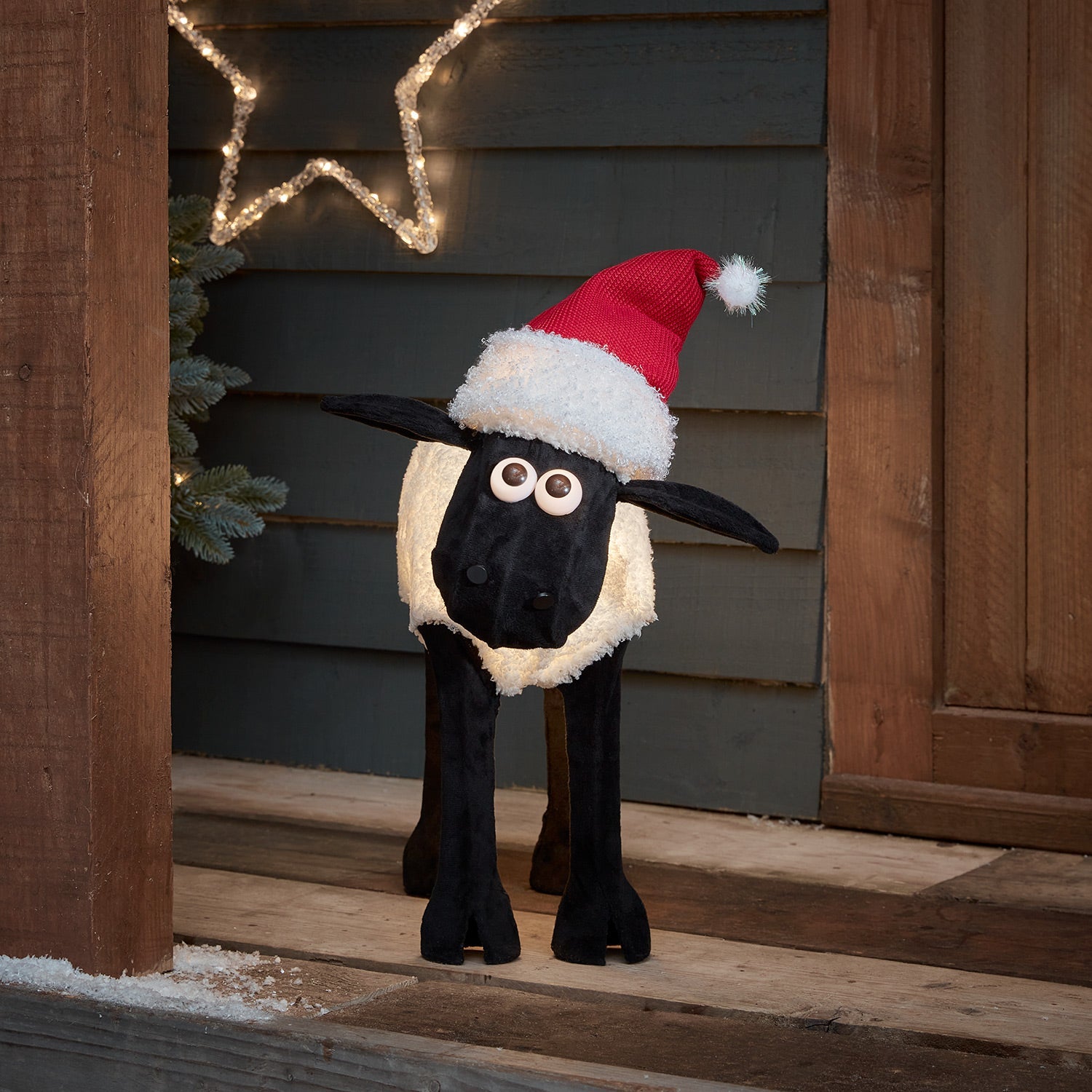 Figura Iluminada de Natal Shaun the Sheep